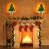 Colorful Bedside Lamp with ON/Off Switch Festival Lamp Fahion Christmas Tree Night Light