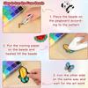 24/48/72/96-Color Plastic Fuse Beads Set, 2.6mm 3D Pixel Puzzle Beads, DIY Craft Bead Kit with Nail Board, Ironing Paper, Tweeze