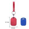 Customizable Leather Cover for Label Starline S96 and PIK Intercom Unisex IC Alarm Tag Mark Protective Case Car Keychain Holder