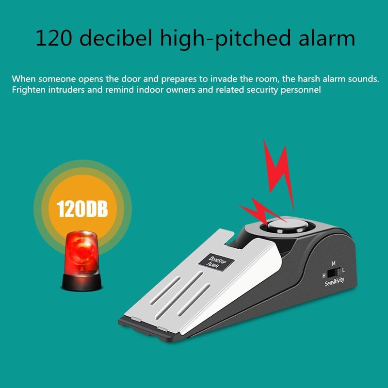 Hotel Door Burglar Alarm Door Gap Alarm Door Stopper Alarm Home Door Stop Alarm