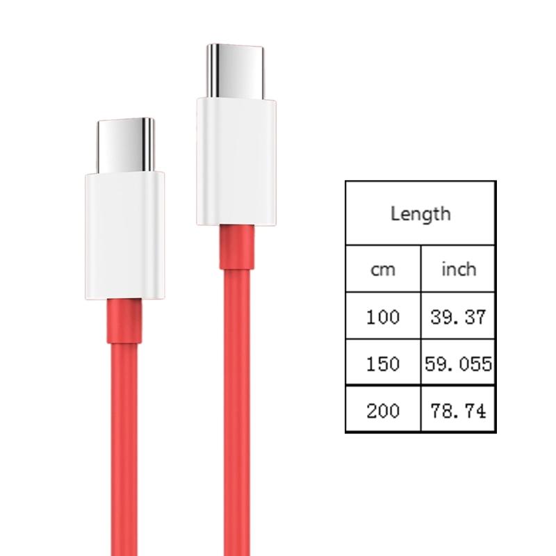 USB TypeC Fast Charging Cable For 8T 8Tplus Supports 65W Fast Charge
