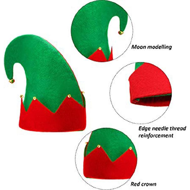 Parent-child Christmas Elf Candy Shoes Hat Christmas Holiday Fancy Dress Parties