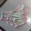 Lady Summer Pure Desire Sexy Lace Satin Breathable Bag Hip Without Mark in Waist Triangle Briefs