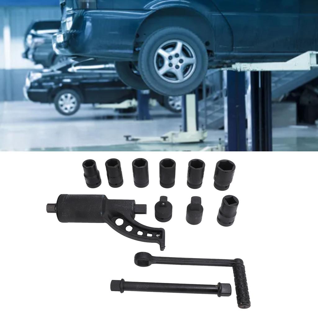 Heavy Duty Torque Multiplier Wrench Set Labor Saving Alloy Steel 1 Inch Lug Nut Remover Wrench for Big Trucks