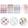 4pcs Decorative Stickers,dot Sticker Tape Cute Printed Solid Color Handbook And Paper Label Sticker, 6mm*3m - RiRi