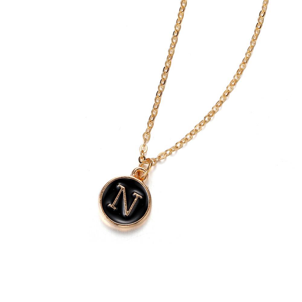 Alloy Drip Oil Pendant - English Alphabet Bracelet Charm & DIY Jewelry Accessory for Earrings
