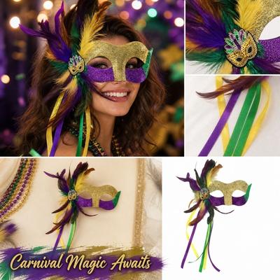 Masquerade for Costume Party Decor - 3 Color Options ( A)