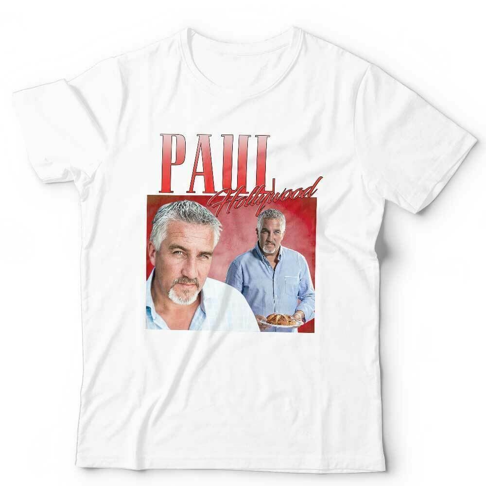 Paul Hollywood T-Shirt Wertschätzung Unisex Hommage Throwback Koch Geschenk