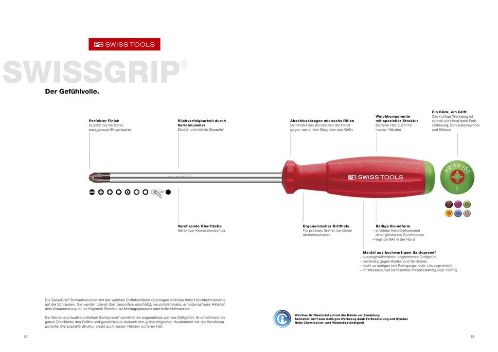 PB SwissGrip Driver Set with Holder 8242
