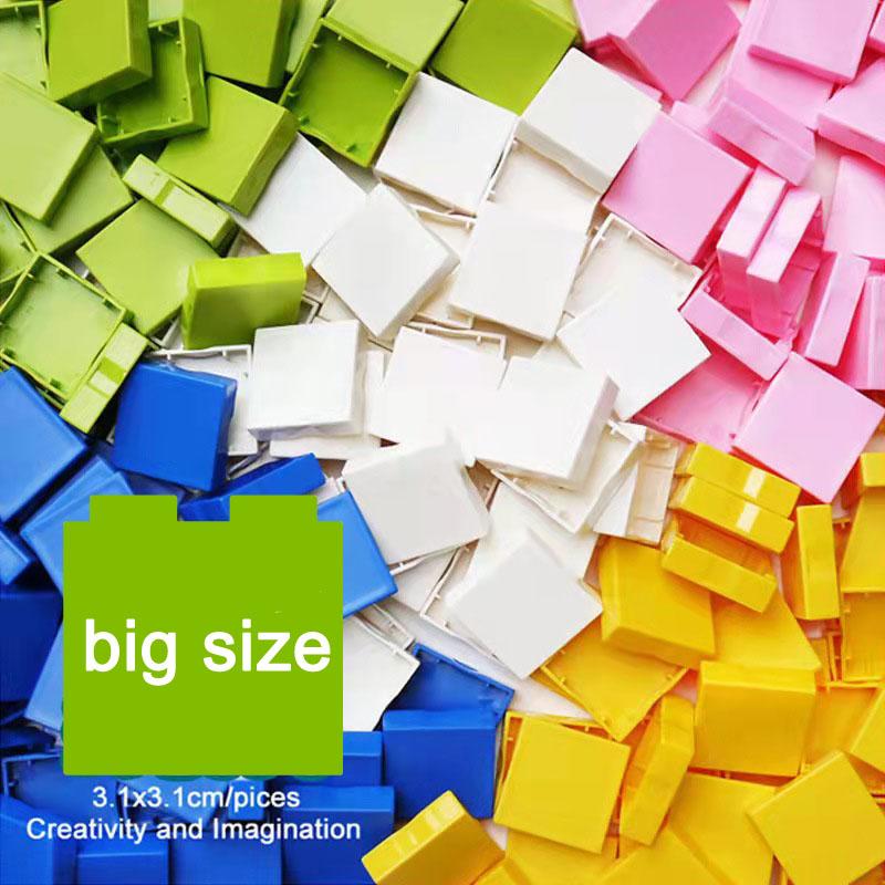 MOC DIY Large Building Block 6309 Tile 2 X 2 Bricks Big Size Assembled Accessories Bulk Part Children Toys