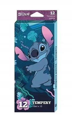 Tintas Tempera 12 Cores 12ml em Tubos Disney Core Stitch Stich