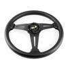 Universal Racing PU Leather Steering Wheel 350mm 14inch Aluminum Alloy Auto Sport Drifting Steering Wheels Deep Dish Corn Style