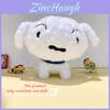 Cute Crayon Shin-chan Kurokawa White Dog Plush Stuffed Toy For Children's Birthday Gift 30cm