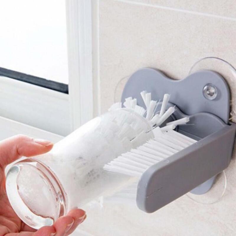 Cup brush suction cup scrubber cup brush cup brush dual brush No. 01. Suction cup brush