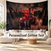 Custom Name Wall Hanging Tapestry,Central Cee Decorative Backdrop Tapestry For Dorm Home