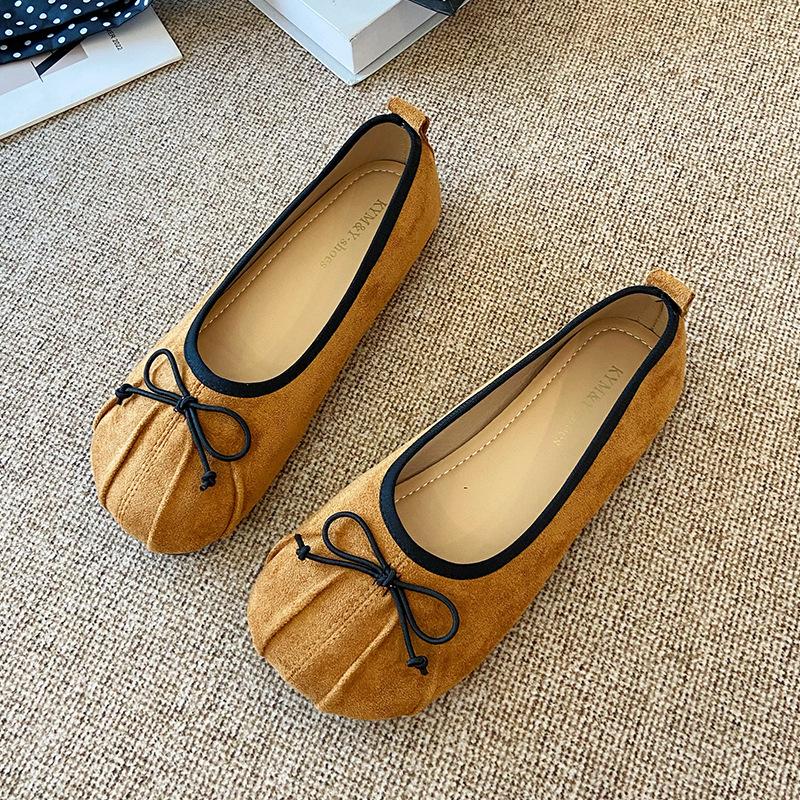 

303-11 Retro Evening Wind Gentle with Skirt Single Shoes Women s 2025 New Folded Shallow Grandma Shoes Maternity Shoes 40 жёлтый