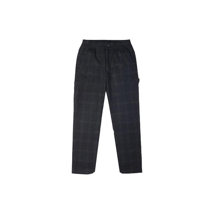 Converse Wool Carpenter Pants Plaid Asia Sizing Black Men s 10019998-A01 XL
