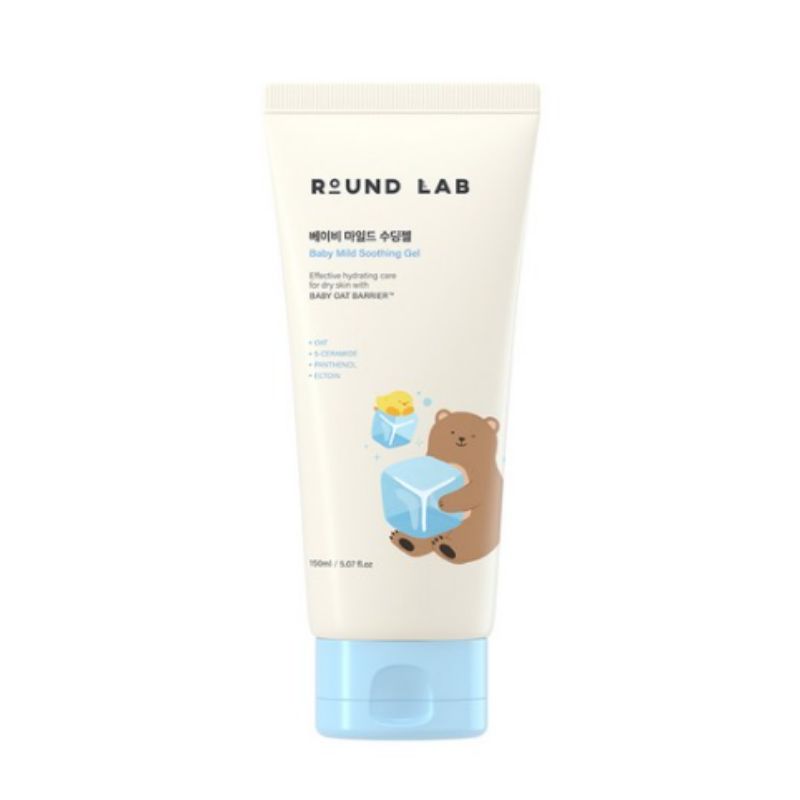 ROUND LAB Baby Mild Soothing Gel 150ml – Gentle Hydrating Gel for Sensitive Baby Skin, Cooling & Moisture Care