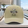 Skull Pattern Adjustable Baseball Cap Unisex Lightweight Outdoor Wedding Party Hat Fitness Gift