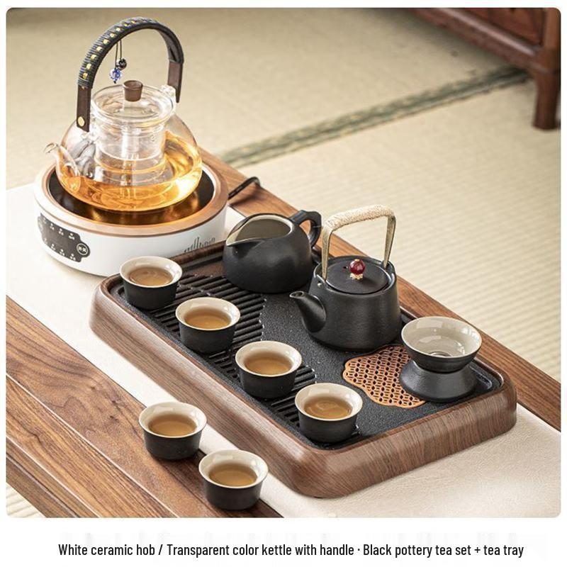 Cha Xun White Electric Ceramic Stove Tea Set