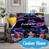 Custom Name K-Pop Idol Dreamscape Blanket bed sofa Blanket Flannel Blanket for Camping, Hiking, Picnic Essentials,gift for Fan family
