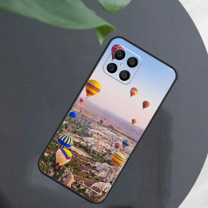 Hot Air Balloon Travel Mountain For Honor Magic 7 Lite 6 8 Case For Honor 200 400 Pro 90 70 50 X8c X8b X9a X9b X9c X9d Win RT