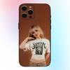 Sabrina Caprenter Phone Case For iPhone17,16,15,14,13,12,11 Plus,Pro Max Soft Black Cover