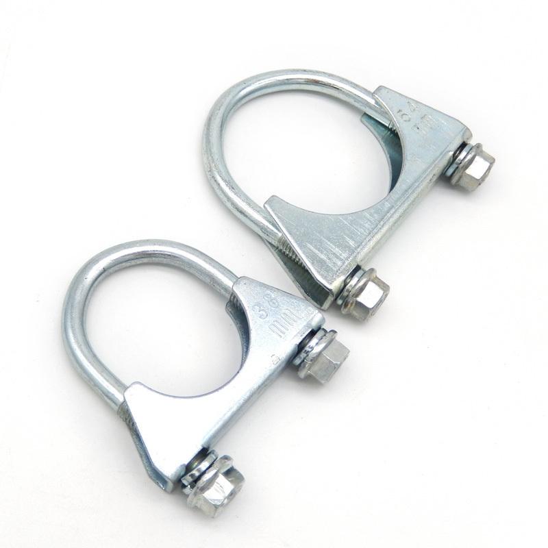 

1Pcs Exhaust Pipe Strength Pipe Stuck Pipe Clamp Fixed Throat Hoop Clamp Under Collar Band U Tube Hoop 38-128Mm 38mm
