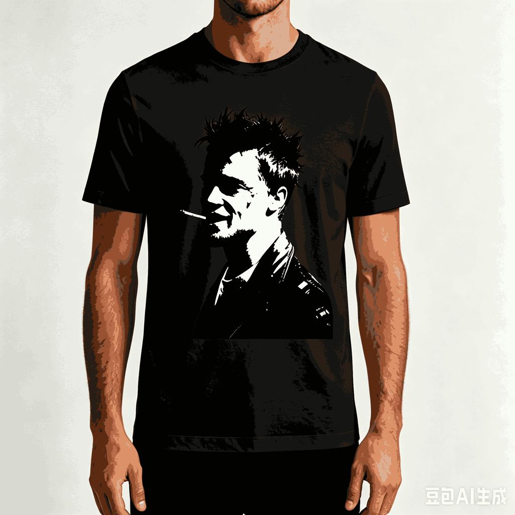 Fight Club T-shirt Regalo per Fan Unisex Unisex Harajuku Oversize Unisex Manica Corta Streetwear Alta Qualità Coppie Comoda T-shirt