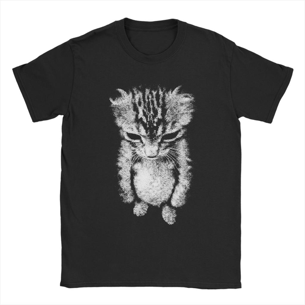 Men El Gato Munchkin Kitten Funny Sad Crying Cat Meme Cat Lovers T Shirts Cotton Clothes Short Sleeve Tee Shirt Summer TShirts