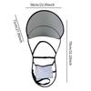 Foldable Fishing Umbrella Hat Sun Protection Backpack Sunshade Board  Outdoor