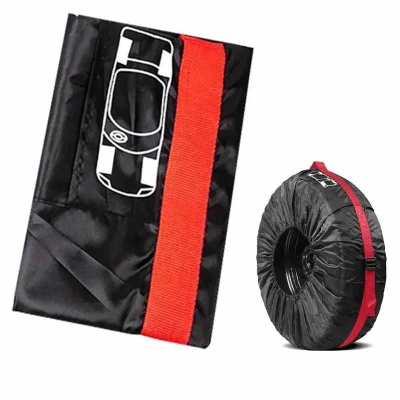 Universal Car Spare Tire Covers Case Auto Wheel Tires Storage Bags 210D Oxford Cloth Dust-proof Protector Car Accessories