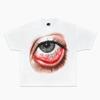 SLEEZY EYES Graficzny Boxy Unisex Koszulka