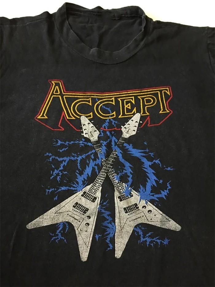 New Accept Band  Cotton Unisex All Size Shirt JJ34 Unisex T-Shirt L