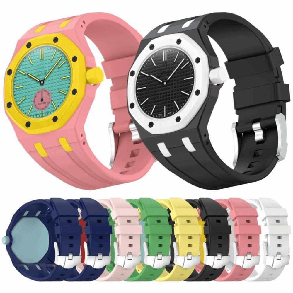 Frame Bumper Watch Band Change To Wristwatch for Swatch X AP Royal Pop Pocket Watch for Men Women