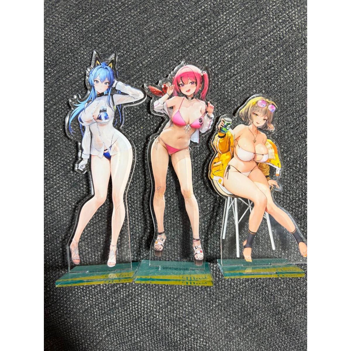 Used Goddess of Victory NIKKE Acrylic Stand Helm Mast Anis 3 Piece Set