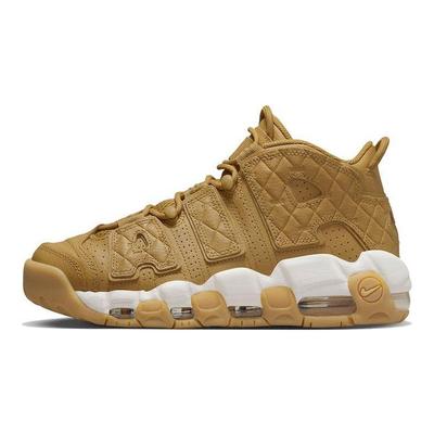 Air More Uptempo Pikowane Pszeniczne Damskie Sneakersy Brązowe Gumowo-Jasnobrązowe DX3375-700