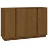 814497 vidaXL Buffet Honey Brown 120x35x80 Cm Solid Pine Wood