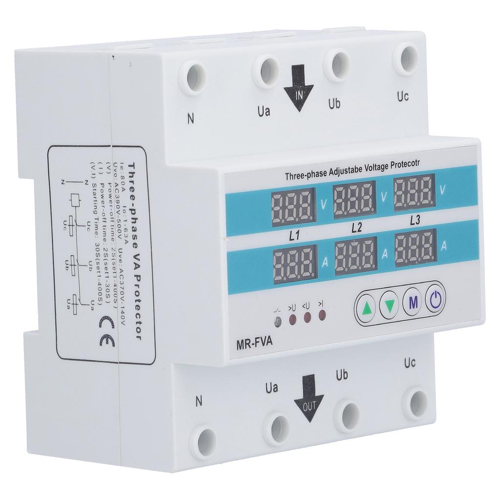 Spannungsschutz MR FVA Dreiphasiges einstellbares Spannungsschutzrelais für Über- und Unterspannung