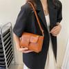 Trendy Womens Crossbody Shoulder Bag With Solid Color Design For Streetwear