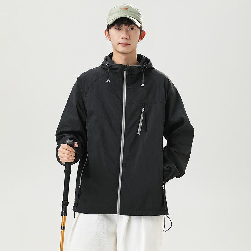 UPF10 + Ice Silk Sunscreen Clothing Men's Summer 1011 New Light and Breathable UV Protection Charge Jacket