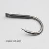 Black Carp Titanium Alloy Giant Catfish Hook with Sleeve, Thickened Offset Large Size for Big Game Fishing