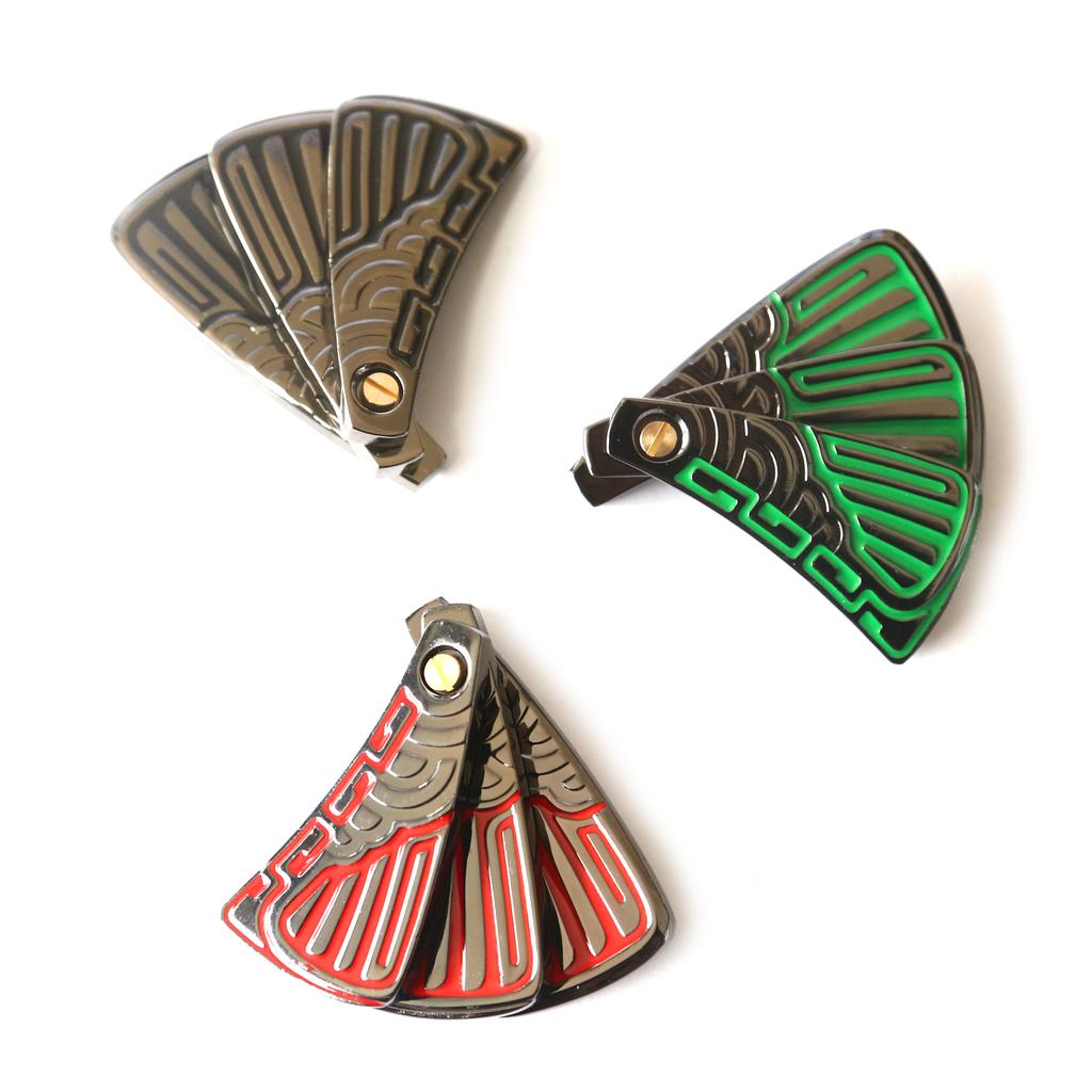 Skládací vějíř Magnetický Fidget Slider Haptický Slider EDC Fidget Hračky Nástroj pro ADHD Hračky na úlevu od úzkosti a kancelářského stresu pro dospělé