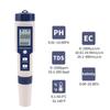 Longchan 5-in-1 Salinity, pH & Temperature Water Quality Tester