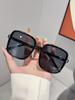 1Pc Large Frame Square Fashion Sunglasses Unisex Glasses Suitable for Fashion Outfits, Trendy Styles, and Vacation Parties