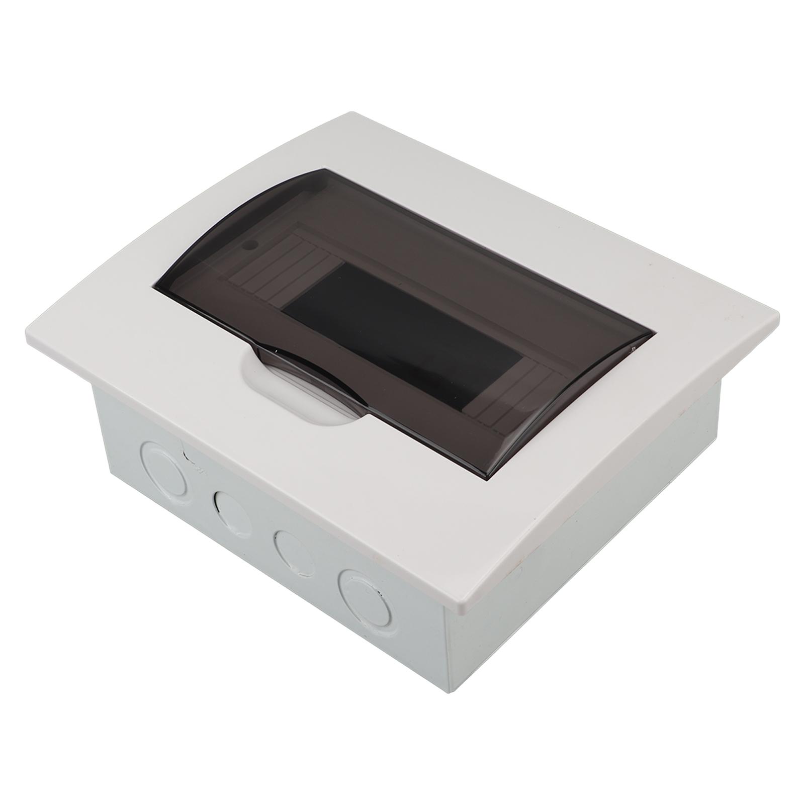 

Indoor Distribution Box Protection Concealed 10 Way Circuit Breaker Box with DIN Rail Clear Cover