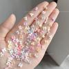 50Pcs Candy Color Bow Nail Art Parts Charms Mini Resin Ribbon Nail Rhinestones Diy Summer Nail Art Decor Accessories