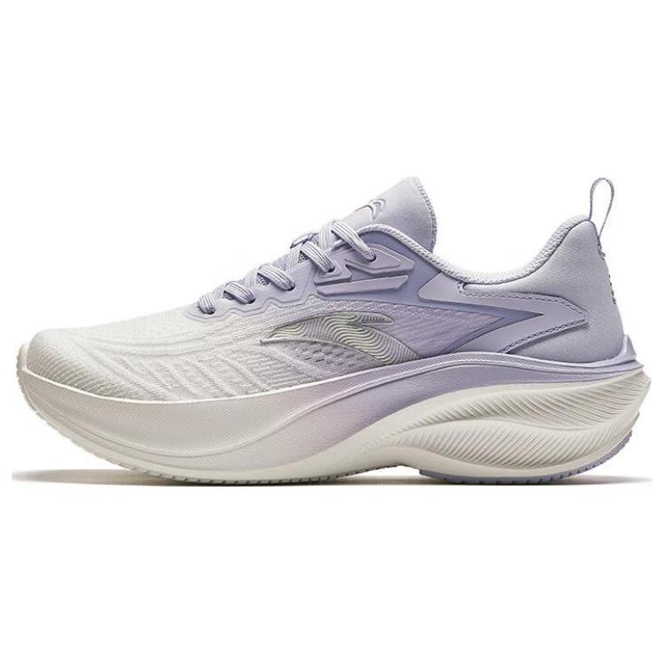 

Anta Leaf Slip Resistant Abrasion Resistant Low top Casual Running Shoes Women s White Purple 122425535-5 35.5
