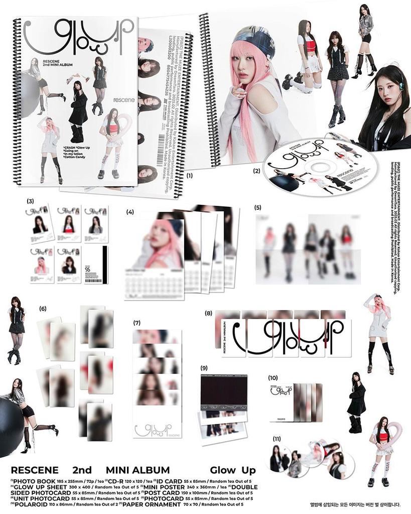 RESCENE [GLOW UP] 2nd MINI ALBUM (WE / ME Ver.)