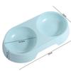 Pet Accessories Candy Color Dog Food Tray Cat Double Bowl Cat Feeding Bowl Cat Drinking Bowl